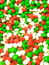 Load image into Gallery viewer, Christmas Chocolate Drops - Red, White, Green - Sunshine Confectionery