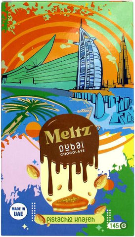 Meltz Dubai Chocolate Pistachio Knafeh 145g - Sunshine Confectionery
