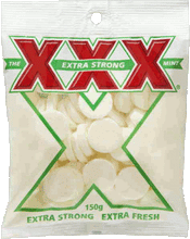 Load image into Gallery viewer, XXX Extra Strong Mints - Sunshine Confectionery
