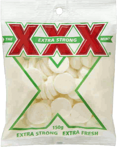 XXX Extra Strong Mints - Sunshine Confectionery