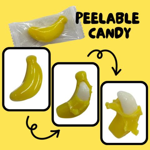Peelable Gummi Bananas - Sunshine Confectionery