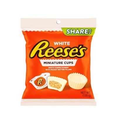 Reese's White Chocolate Miniature Peanut Butter Cups - Sunshine Confectionery
