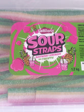 Load image into Gallery viewer, Raspberry / Lemonade / Pineapple Sour Straps - Sunshine Confectionery