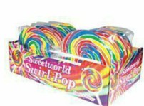 Load image into Gallery viewer, Rainbow Swirl Lollipop 200g - Sunshine Confectionery