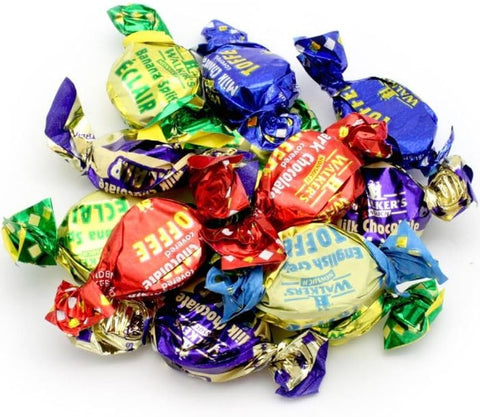 Walkers Assorted Toffees and Chocolate Eclairs - Sunshine Confectionery