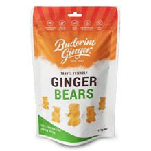 Load image into Gallery viewer, Ginger Bears by Buderim Ginger 175g - Sunshine Confectionery