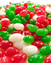 Load image into Gallery viewer, Christmas Jelly Beans Mini - Green, Red and White 1kg