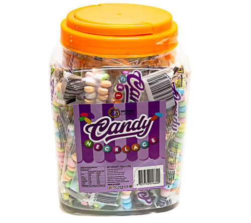 Candy Necklace tub - Sunshine Confectionery