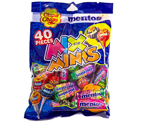 Mix of Minis - Chupa Chups and Mentos 40 pieces - Sunshine Confectionery