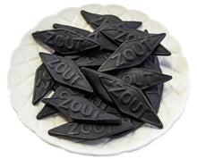 Load image into Gallery viewer, Dutch Licorice Salty Large Diamonds - Zoute Giga Snippers - Sunshine Confectionery