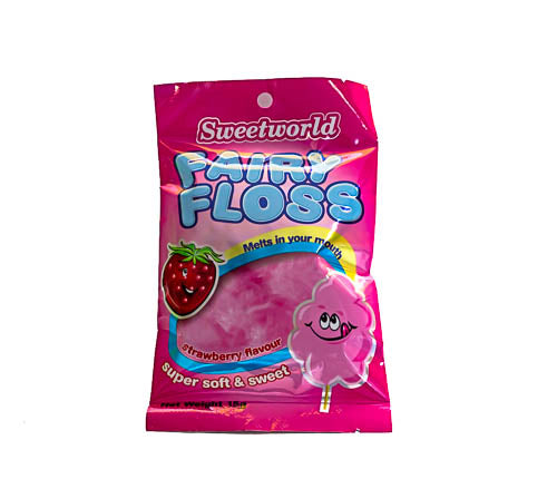 Fairy Floss box (Strawberry flavour) - Sunshine Confectionery