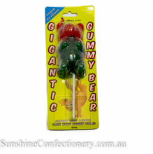 Load image into Gallery viewer, Giant Gummy Bear on a Stick - Sunshine Confectionery