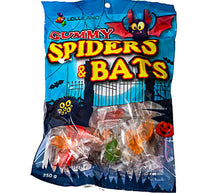 Load image into Gallery viewer, Halloween - Spiders &amp; Bats (Gummy) - Sunshine Confectionery
