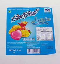 Load image into Gallery viewer, Hartbeat (Heartbeat) Jumbo Heart Candies - Tutti Frutti - Sunshine Confectionery