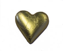 Load image into Gallery viewer, Hearts - Milk Chocolate Hearts in Gold Foil 30g - Sunshine Confectionery
