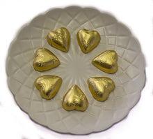 Load image into Gallery viewer, Hearts - Chocolate Hearts in Gold Foil (5kg bulk) - Sunshine Confectionery