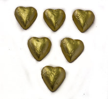 Load image into Gallery viewer, Hearts - Chocolate Hearts in Gold Foil (5kg bulk) - Sunshine Confectionery