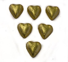 Load image into Gallery viewer, Hearts - Milk Chocolate Hearts in Gold Foil 1kg - Sunshine Confectionery
