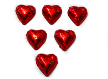 Load image into Gallery viewer, Hearts - Chocolate Hearts in Red Foil (5kg bulk) - Sunshine Confectionery
