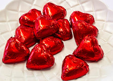 Load image into Gallery viewer, Hearts - Milk Chocolate Hearts in Red Foil 350g - Sunshine Confectionery
