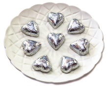 Load image into Gallery viewer, Hearts - Milk Chocolate Hearts in Silver Foil 350g - Sunshine Confectionery