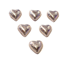 Load image into Gallery viewer, Hearts - Chocolate Hearts in Silver Foil (5kg bulk) - Sunshine Confectionery