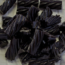 Load image into Gallery viewer, Black Licorice Short Twists - Sunshine Confectionery