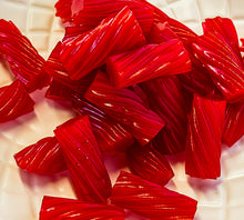 Load image into Gallery viewer, Red Licorice Short Twists 350g - Sunshine Confectionery
