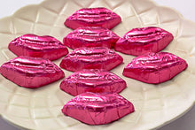 Load image into Gallery viewer, Kisses - Milk Chocolate Lip in Pink foil SINGLE - Sunshine Confectionery