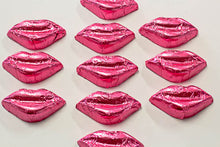 Load image into Gallery viewer, Kisses - Milk Chocolate Lip in Pink foil SINGLE - Sunshine Confectionery