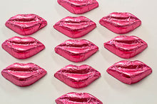 Load image into Gallery viewer, Kisses - Milk Chocolate Lips in Pink foil 5kg - Sunshine Confectionery
