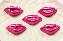 Load image into Gallery viewer, Kisses - Milk Chocolate Lip in Pink foil SINGLE - Sunshine Confectionery
