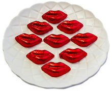 Load image into Gallery viewer, Kisses - Milk Chocolate Lips in Red Foil 5kg - Sunshine Confectionery