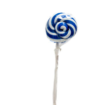 Load image into Gallery viewer, Lollipop Flat Handmade - Blue Swirl - Sunshine Confectionery