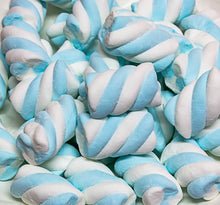 Load image into Gallery viewer, Blue Marshmallow Twists 300g - Sunshine Confectionery