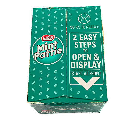 Mint Patties box of 48 patties - Sunshine Confectionery
