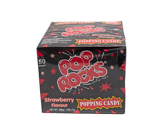Pop Rocks Box - Strawberry - Sunshine Confectionery