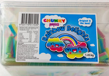 Load image into Gallery viewer, Rainbow Delights Filled Blow Pipes tub - Sunshine Confectionery