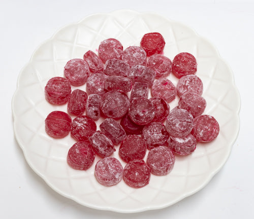 Raspberry Drops 100g - Sunshine Confectionery