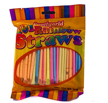 Load image into Gallery viewer, Sherbet Rainbow Straws - Sunshine Confectionery
