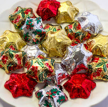 Load image into Gallery viewer, Stars - Chocolate Foil Stars - CHRISTMAS 300g - Sunshine Confectionery