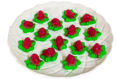 Strawberries Jelly Filled 100g - Sunshine Confectionery