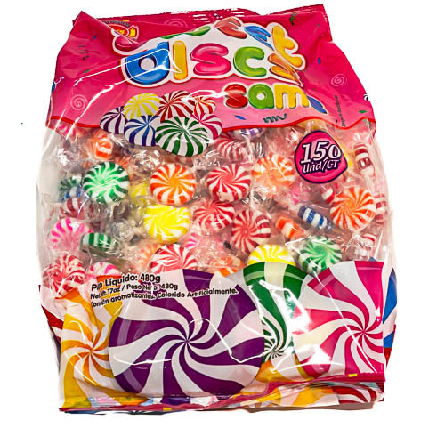 Sweet Discs - Multi Coloured 480g - Sunshine Confectionery