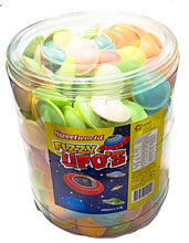 Load image into Gallery viewer, Fizzy UFO's - Flying Saucers tub - Sunshine Confectionery