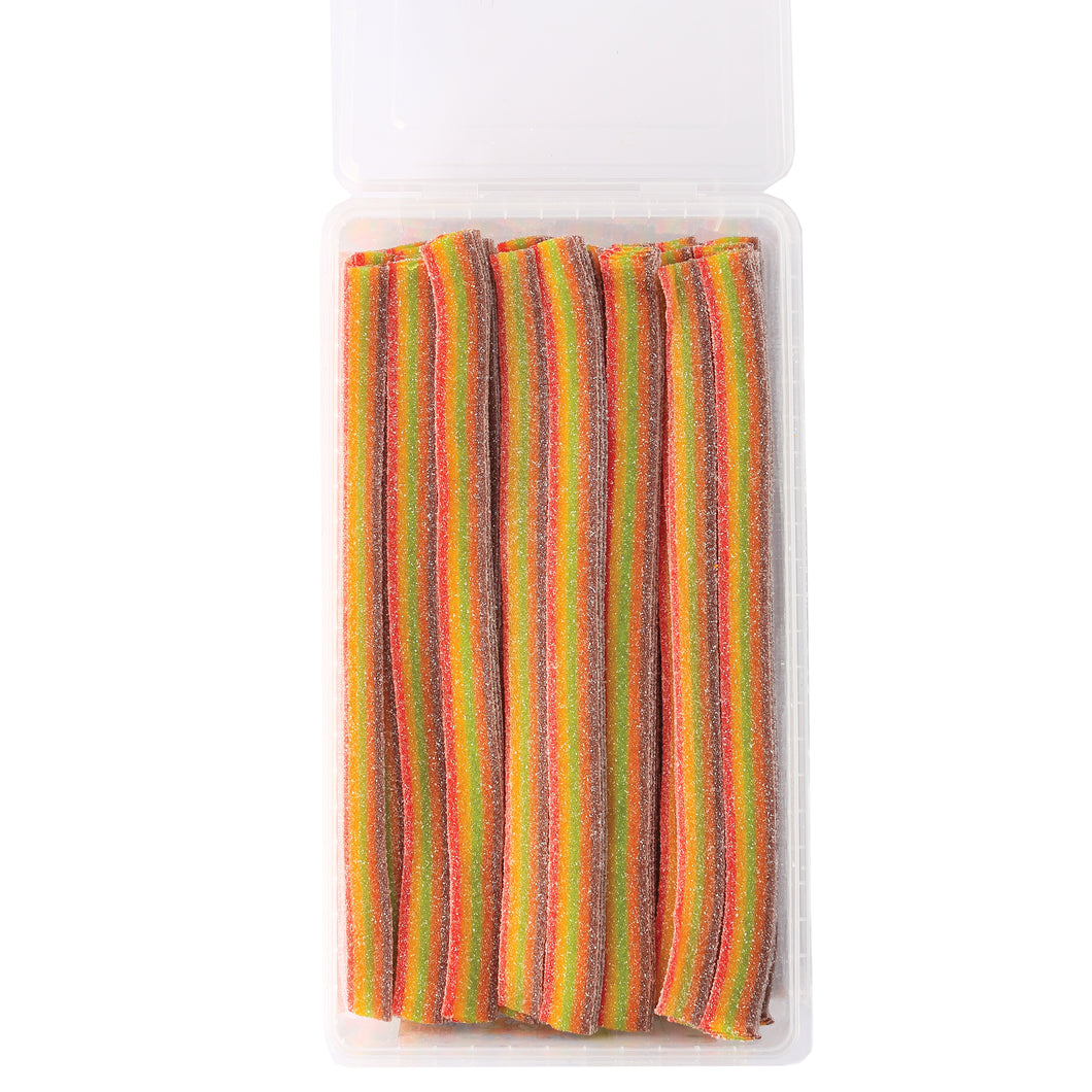 Sour Multicoloured Rainbow Straps - Sunshine Confectionery