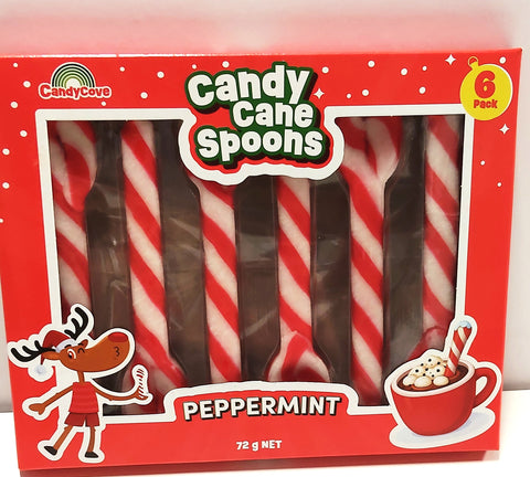 Christmas Candy Cane Spoons