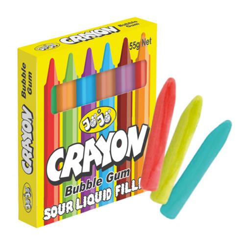 Crayon Bubble Gum - Sunshine Confectionery