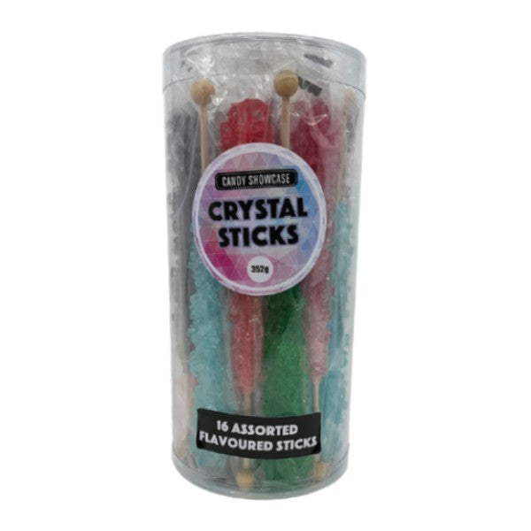 Crystal Sticks - Assorted Flavoured 16 sticks - Sunshine Confectionery