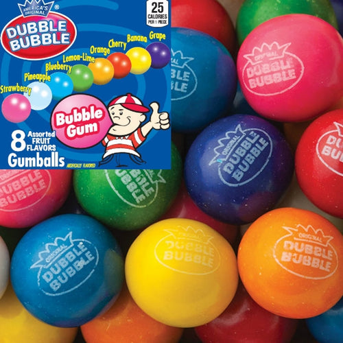 Dubble Bubble Gumballs Assorted - Large - Sunshine Confectionery