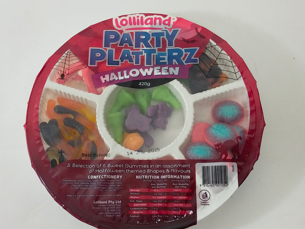 Halloween - Party Platters 420g - Sunshine Confectionery